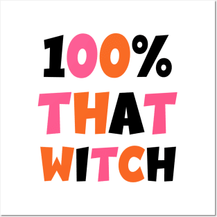 Cute That Witch Halloween Posters and Art